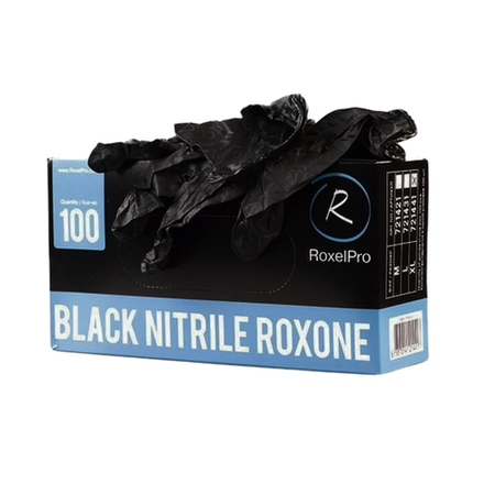 RoxelPro перчатки нитриловые M черные