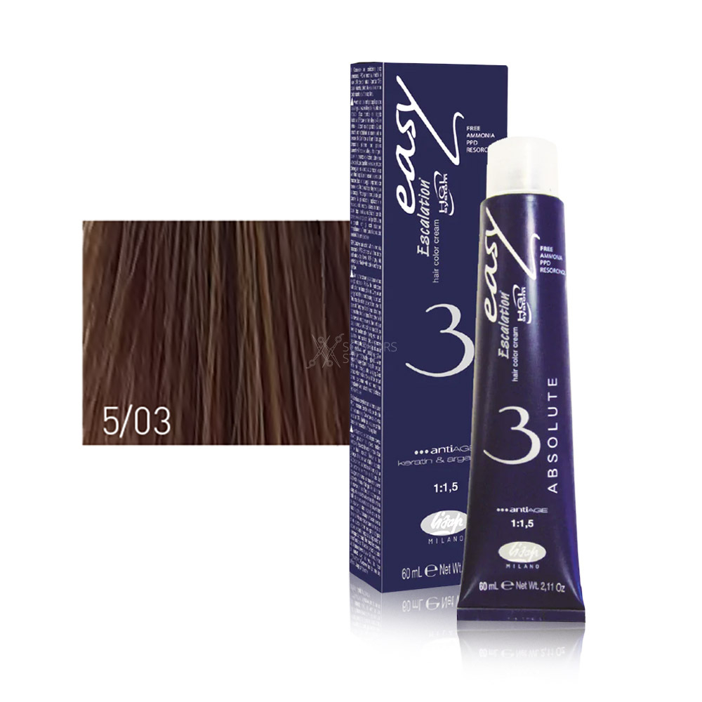 Перманентный безаммиачный краситель для волос Lisap Escalation Easy Absolute-3 (Lisap Absolute-3)
