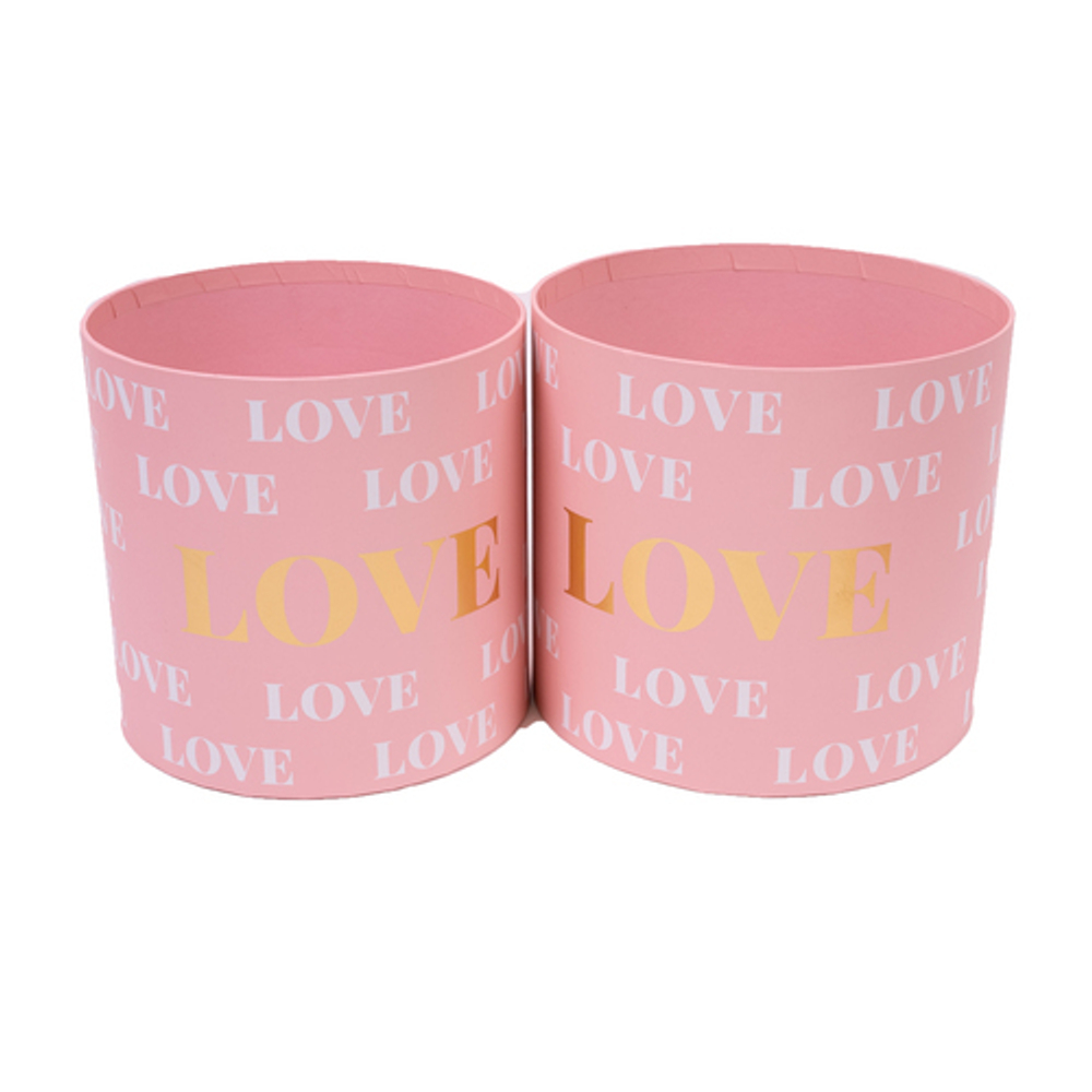 Набор коробок 2шт Love 18.5*17/16*16.5