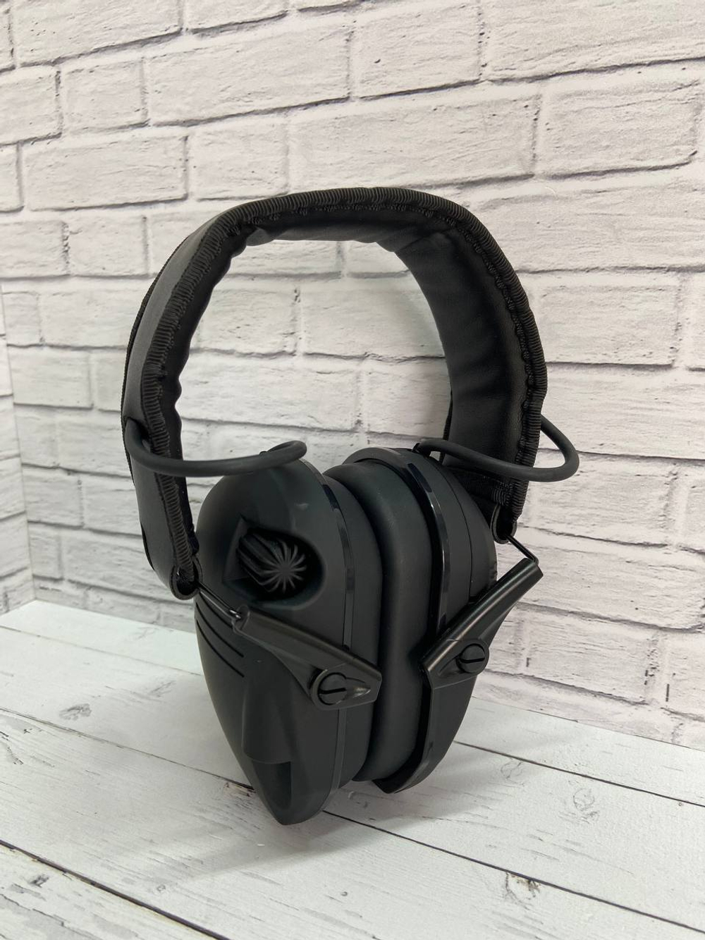 Тактические наушники с шумопоглощением / Черные