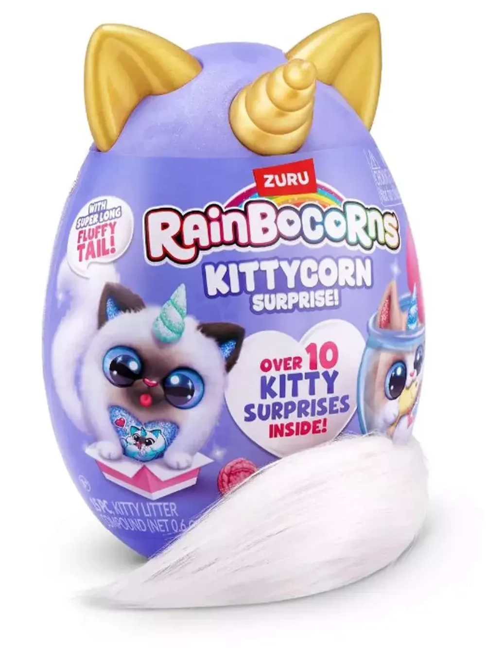Мягкая игрушка Зуру Rainbocorns Kittycorn Котик