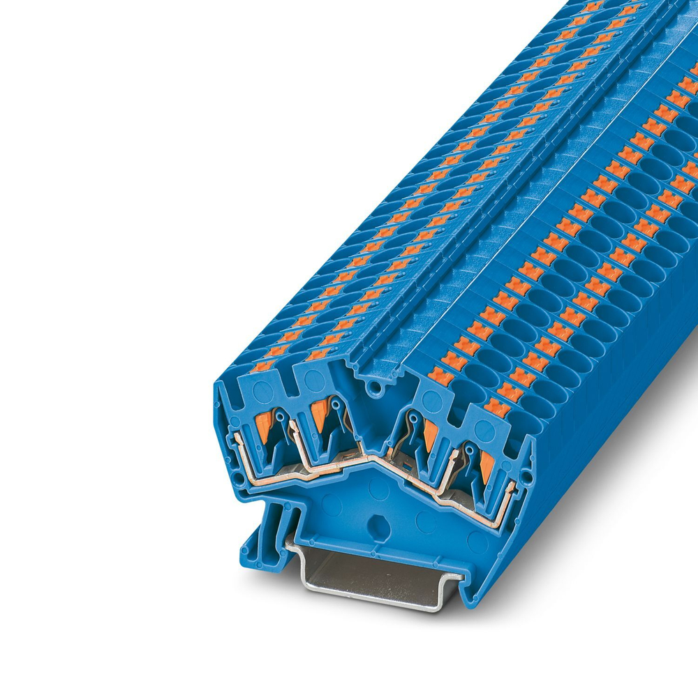 3213608 - PTS 4-QUATTRO BU - Проходные клеммы