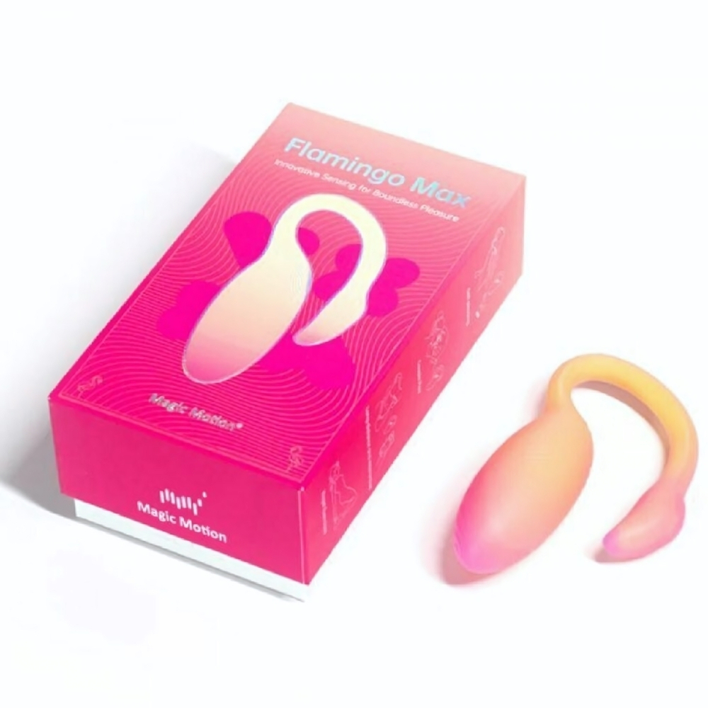 Вибратор и тренажёр Кегеля Flamingo Max оранжевый 11 см