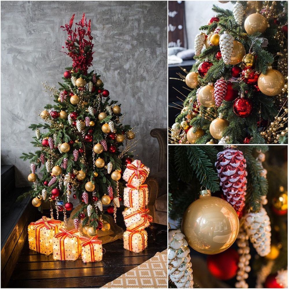 Искусственная ель на ножке «Датская» (хвоя Литая) 150 см / 1.5 м