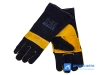 Перчатки пескоструйщика (кожа), черно-желтые арт. EXT black/yellow