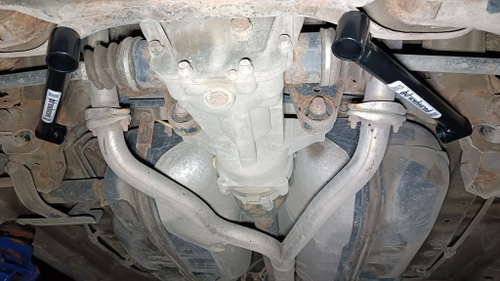 Усилители заднего подрамника боковые Hyundai Santa Fe 2 (2-го поколения) CM (ПОД ЗАКАЗ)