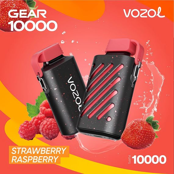 VOZOL GEAR 10000 - Strawberry Raspberry (5% nic)