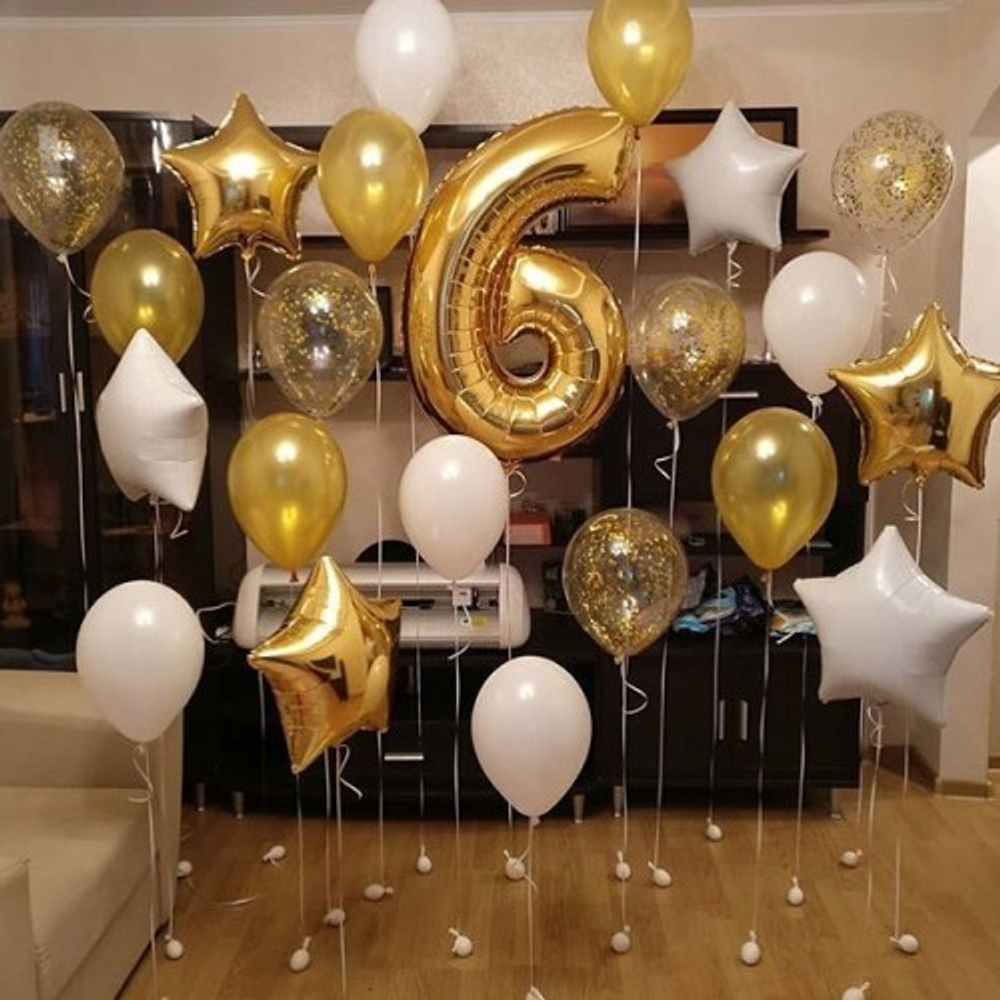 Композиция из шаров Ребенку на 6 лет
