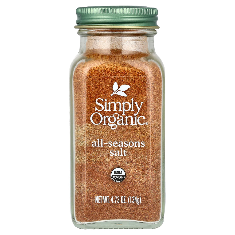 Simply Organic, универсальная соль, 134 г (4,73 унции)