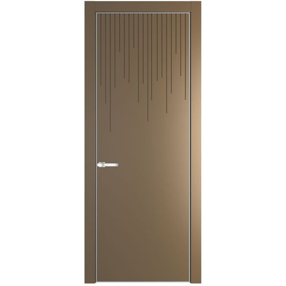 Фото межкомнатной двери эмаль Profil Doors 8PE перламутр золото глухая кромка матовая