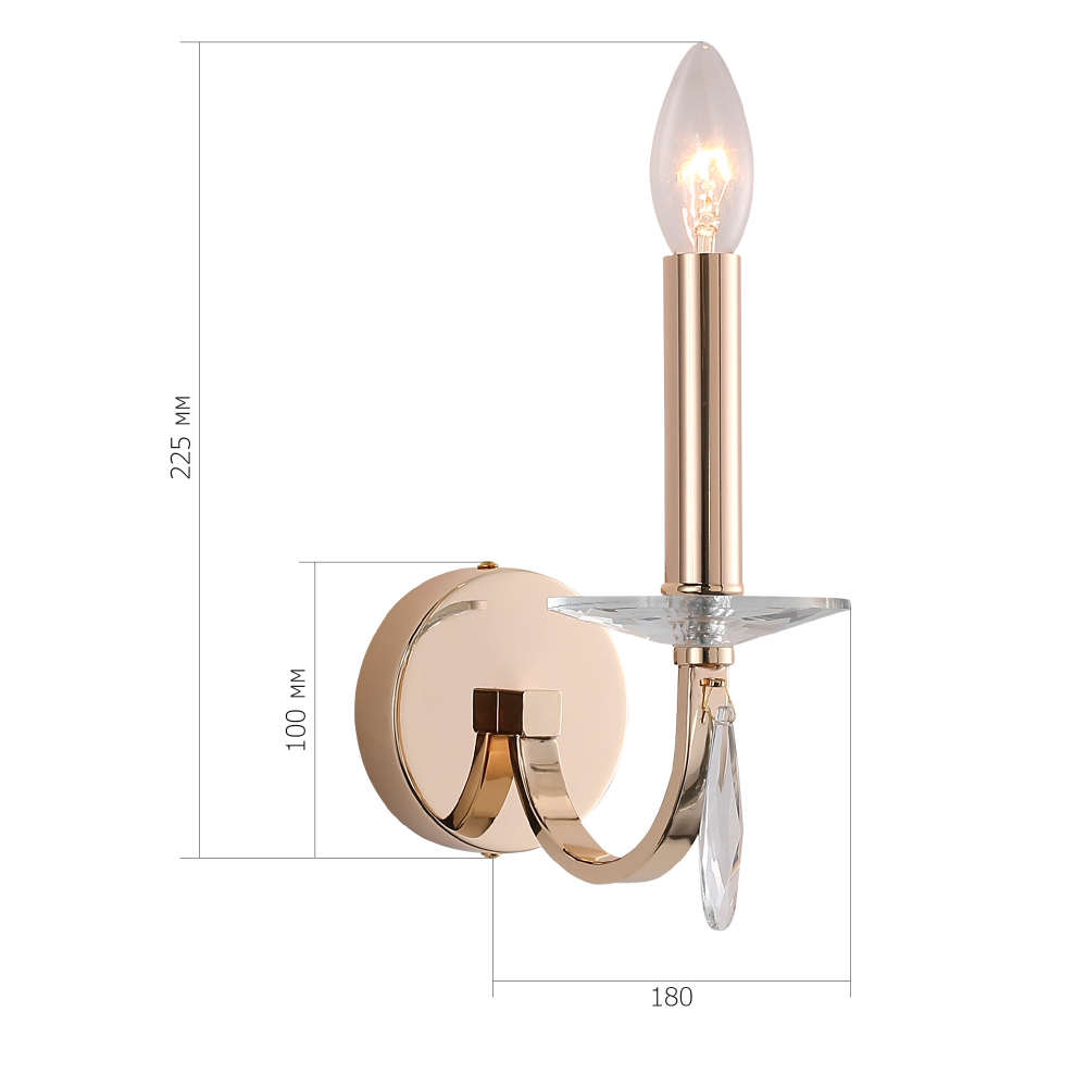 SL1405.201.01 Светильник настенный ELEGANCE E14 1х40W