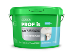 ЛАКРА PROF IT Краска акриловая для потолков супербелая 3кг (LAKRA)
