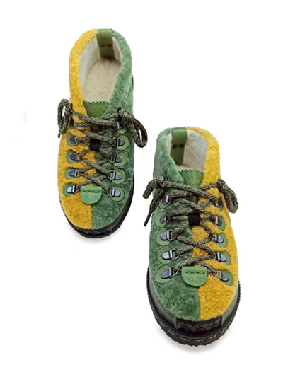 Ботинки меховые "Double Curly "