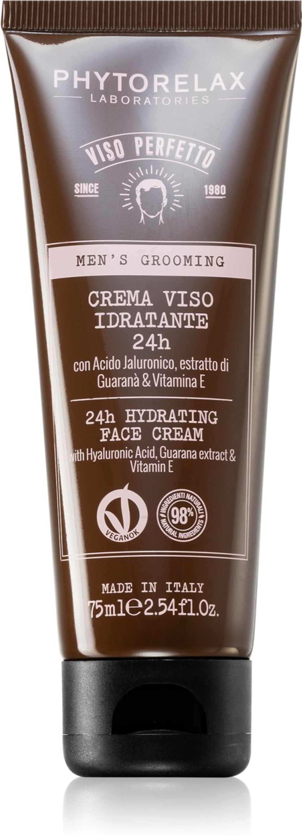 Phytorelax Laboratories Men's Grooming Viso Perfetto - увлажняющий крем для лица для мужчин /   75  ml  / GTIN 8030976028151