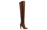 Bottega Veneta Canalazzo Over the knee Boots 10cm Women"s Brown