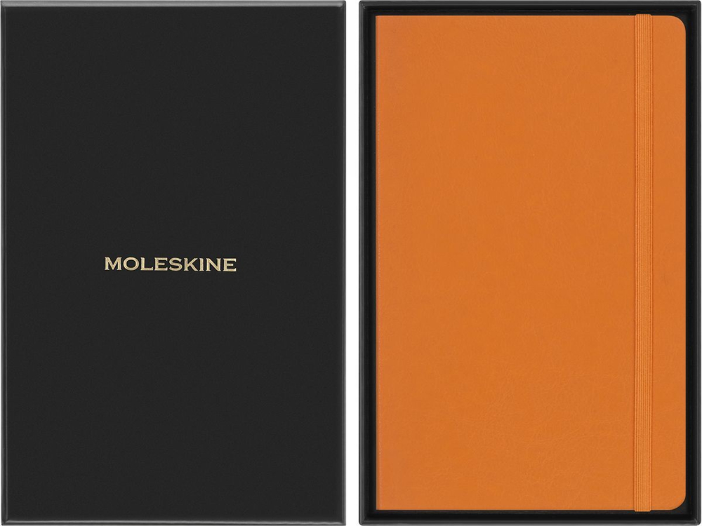 Блокнот Moleskine LE Precious & Ethical BOA 130х210мм 240стр линейка мягкая обл оранжевый (QP616N8VCAPRIBOX)