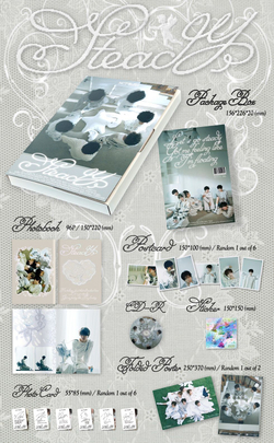 Альбом NCT WISH - STEADY 1st Mini Album PHOTOBOOK 2 Version SET
