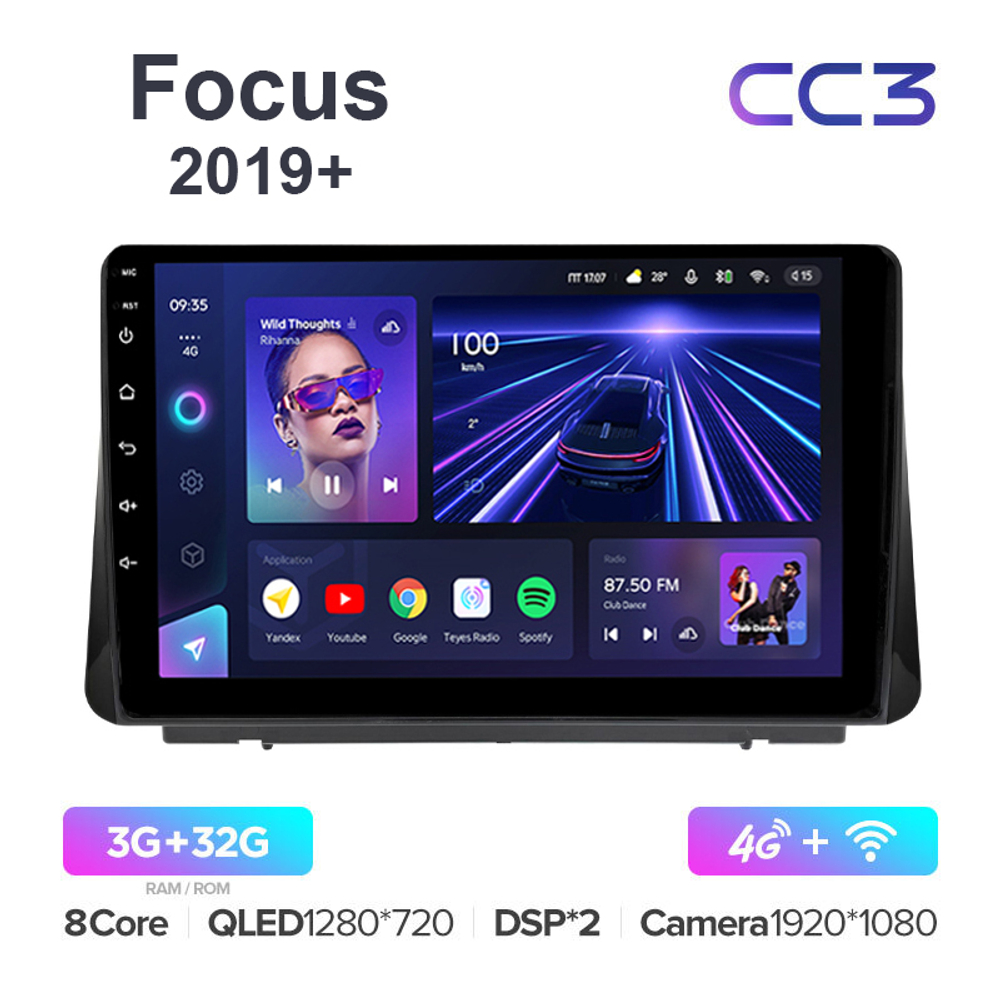 Teyes CC3 10,2"для Ford Focus 2019+