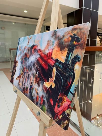 Современная картина на холсте Гарри Поттер