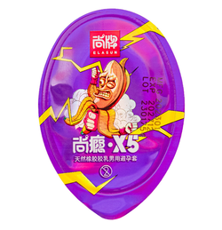 Презервативы с мягкими шипами Elasun G-Spot Air Bag X5 - 1 уп (6 шт)