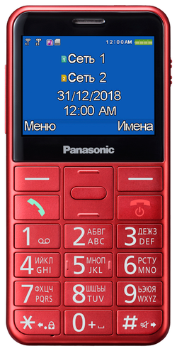 Сотовый телефон Panasonic KX-TU150RU красный