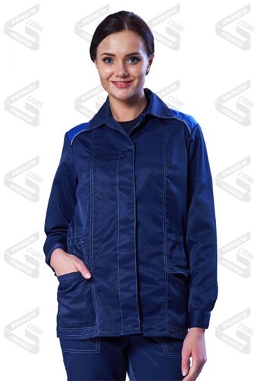 Костюм женский "Лада" брюки (синий/василек)