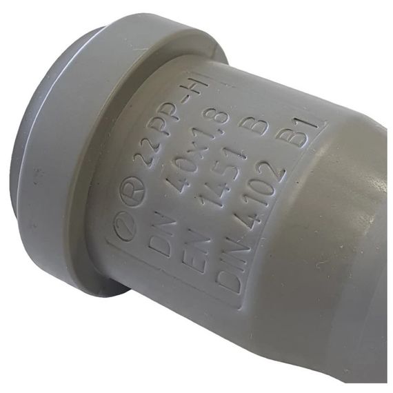 Труба Ostendorf 40х1000 мм HTEM внутр. кан. PPS серый купить в Москве и Московской области по низкой цене с доставкой по России — (4) Труба Ostendorf 40х1000 мм HTEM внутр. кан. PPS серый — (4)