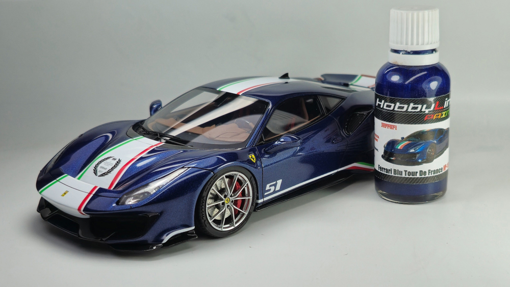 Краска лаковая HobbyLink Ferrari Blu Tour De France HP-1015
