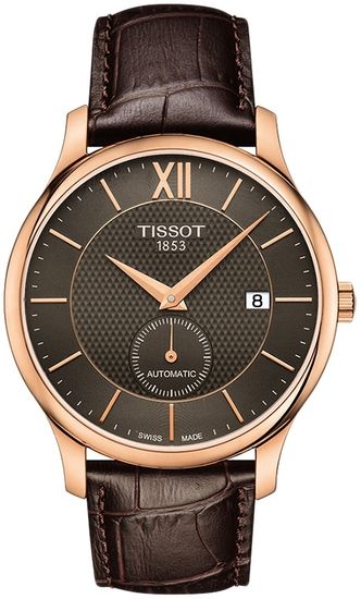 Мужские швейцарские часы Tissot Tradition Automatic Small Second T063.428.36.068.00