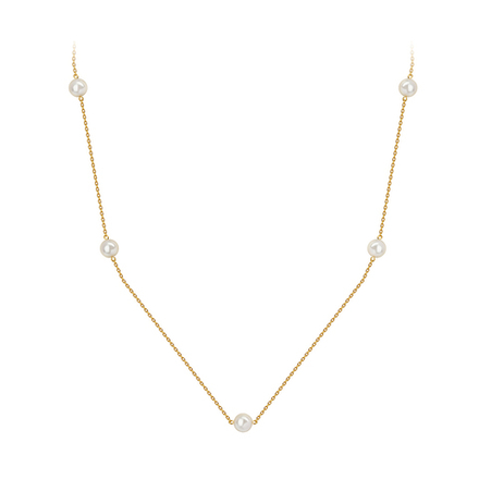 Колье Ermolov с жемчугом в позолоте