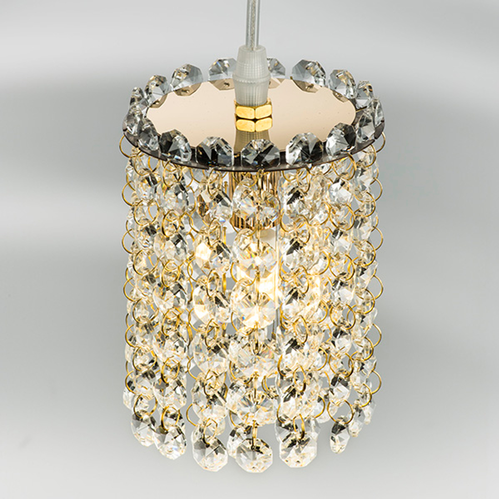 795312 Подвес CRISTALLO 1х40W G9 ЗОЛОТО