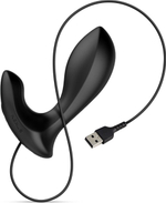 Черная анальная вибровтулка Nexus Duo Plug Medium