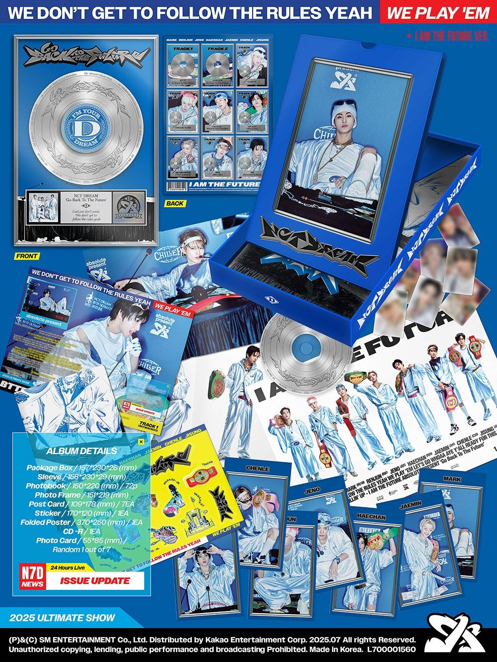 Альбом NCT DREAM - GO BACK TO THE FUTURE 5th Album I AM THE FUTURE Version