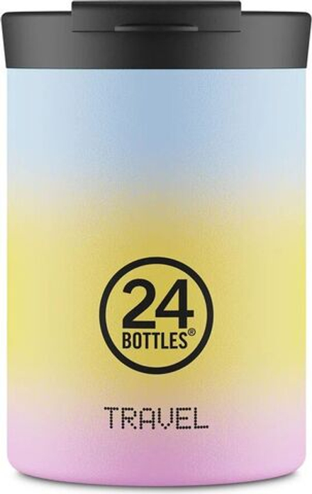 Термокружка 24Bottles, Travel Tumbler Aurora, 350 мл, нержавеющая сталь, разноцветная