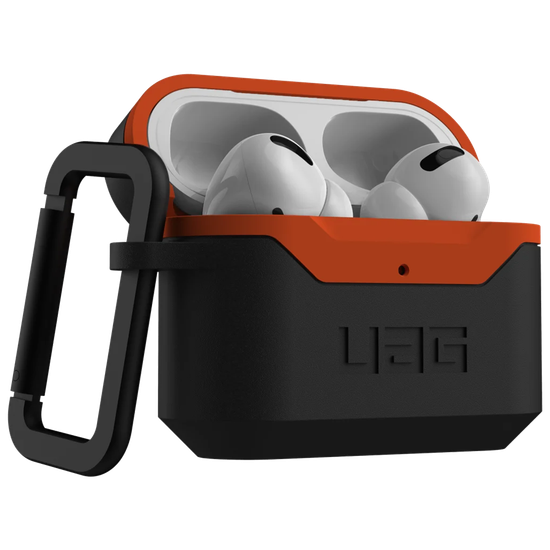 UAG Standard Issue Hard Case 001 for AirPods Pro 1 & 2 Black / Orange (Чёрный / Оранжевый)10243F114097