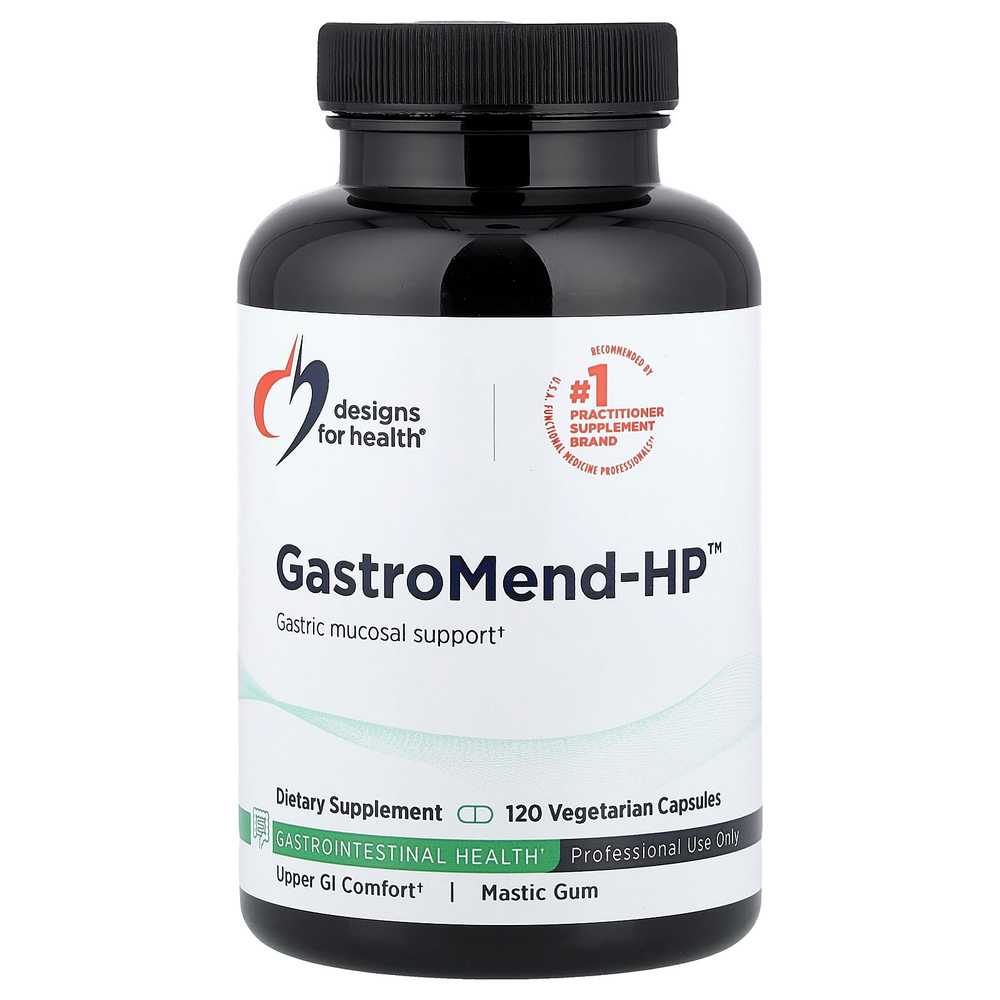Designs For Health, GastroMend-HP™, 120 вегетарианских капсул