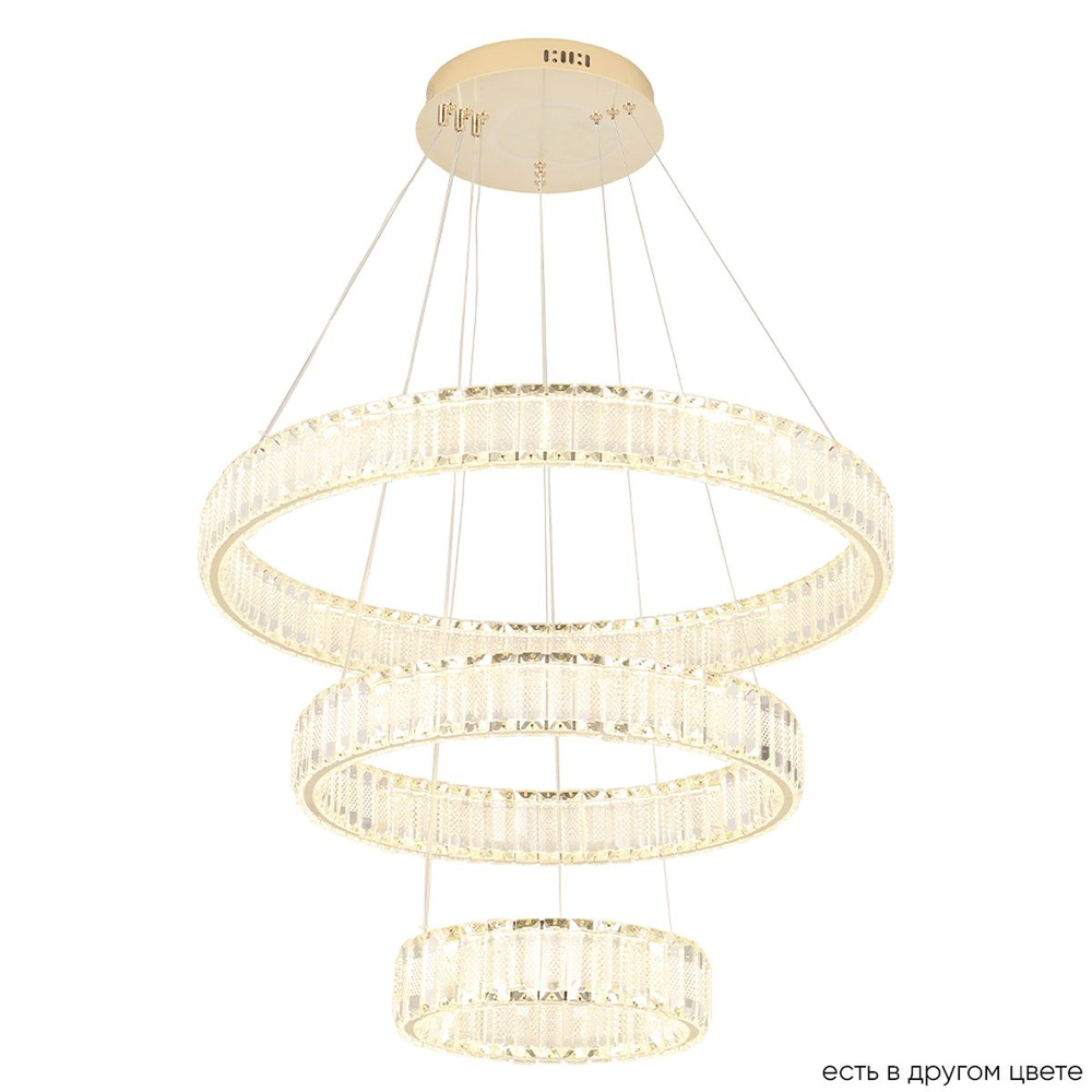 Подвесной светодиодный светильник Crystal Lux Musika SP150W Led Gold