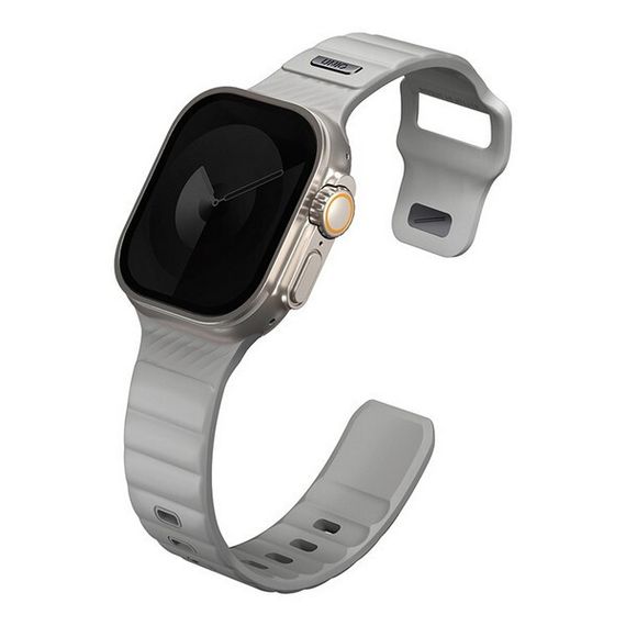 Ремешок Uniq Stride FKM Rubber для Apple Watch 49/46/45/44 мм Grey (49MM-STRIGRY)