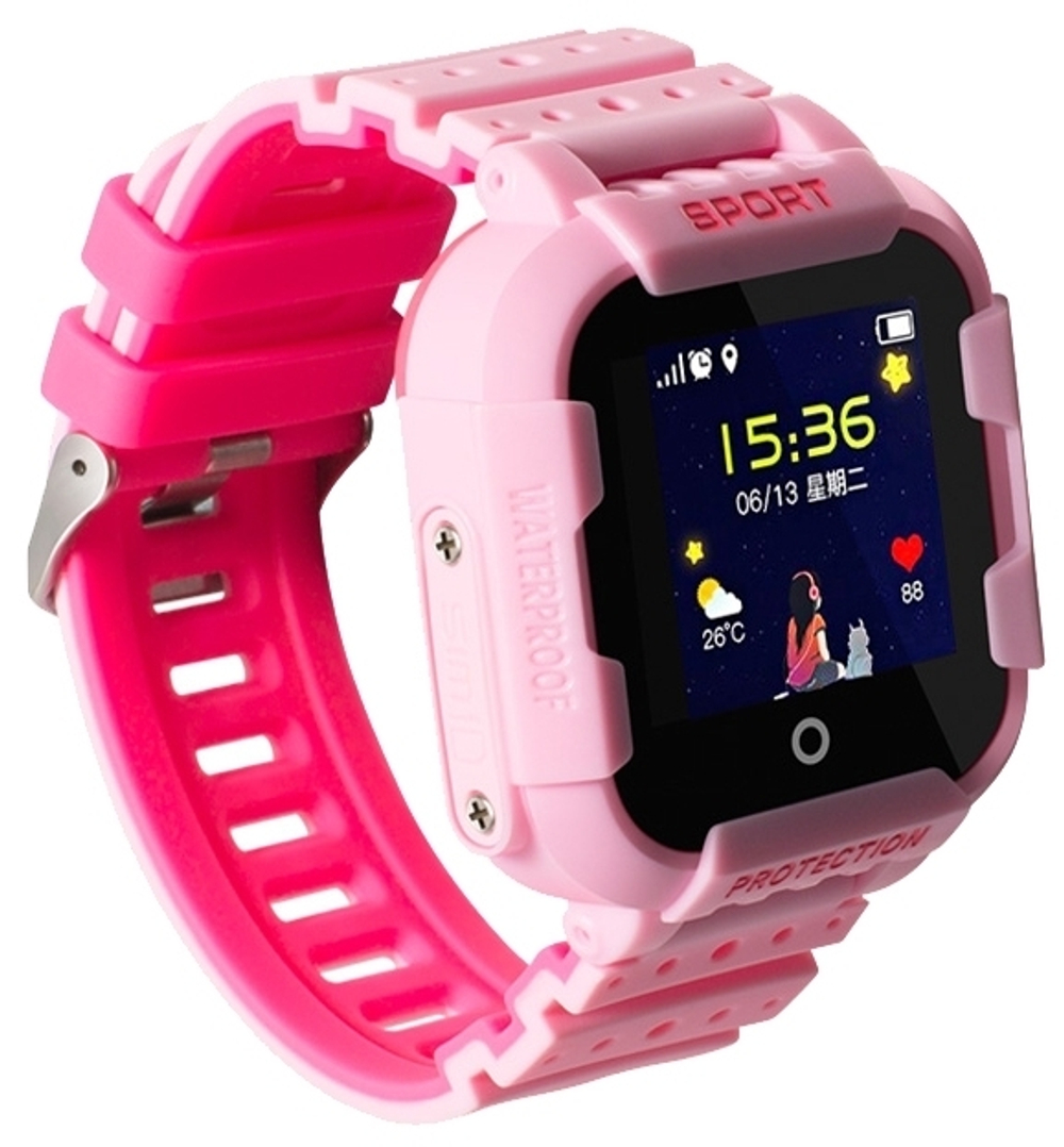 Часы Smart Baby TIROKI watch KT03 Pink