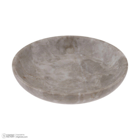 Блюдце из натурального камня ручной работы персидский шелковый мрамор 3-3-1 806 Иран