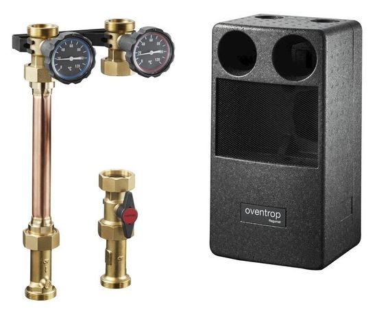 Насосная группа Oventrop Regumat S-180 1" арт. 1357070 с шаровым краном, без смесителя (H=465 мм)