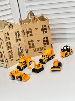 Набор машинок Спецтехника 6шт. в коробке (200648143)