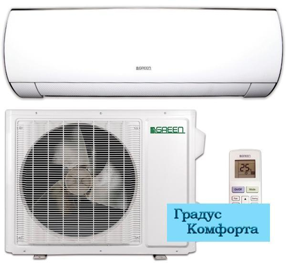 Настенные кондиционеры Green GRI/GRO-36 HM2