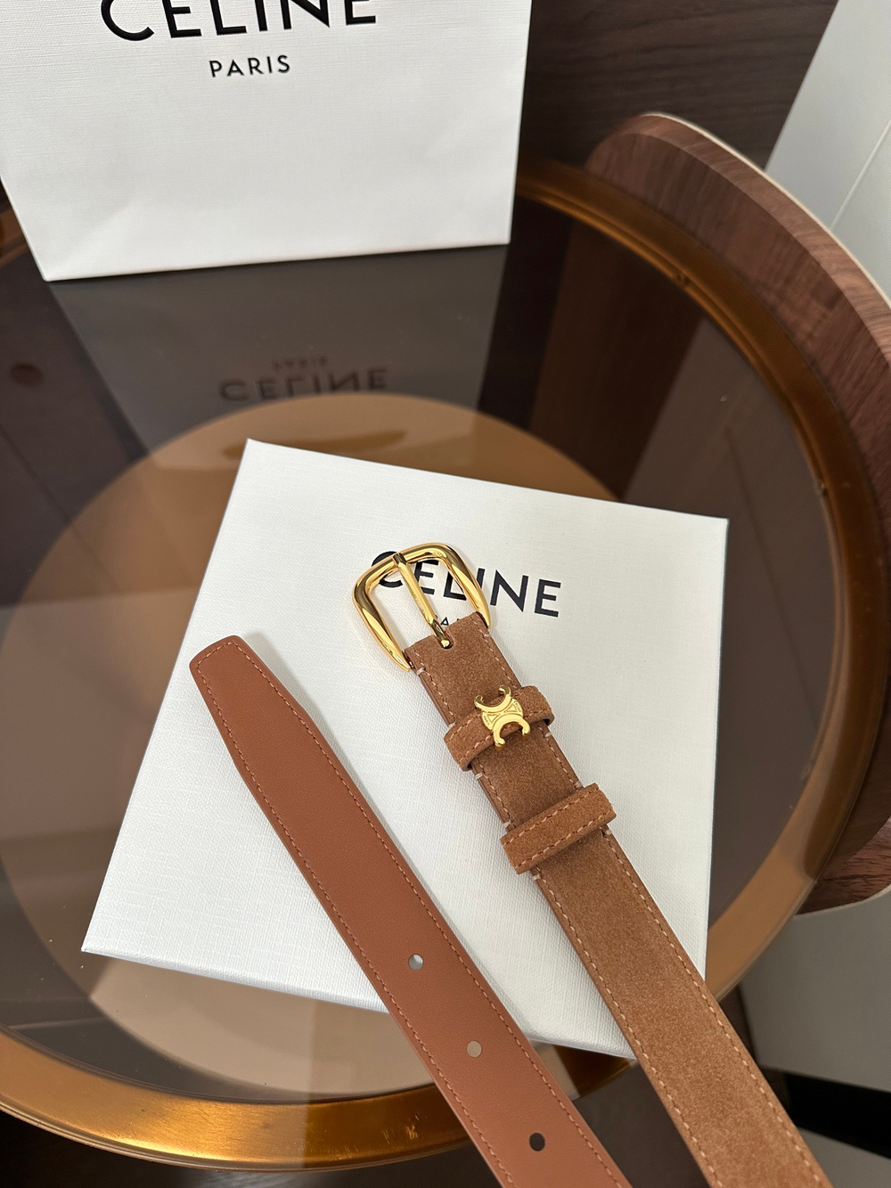 Ремень VIVIENNE замшевый