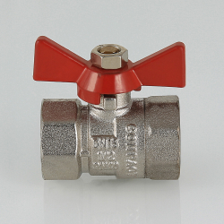 Кран шаровой VALTEC COMPACT рукоятка бабочка вн.-вн.