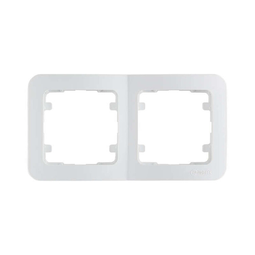 Рамка 2 -м горизонт. белая ФОРТУНА