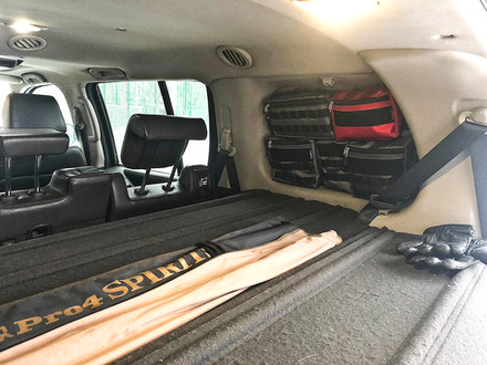 Панель MOLLE на стекло багажника Nissan Pathfinder R51 Правая