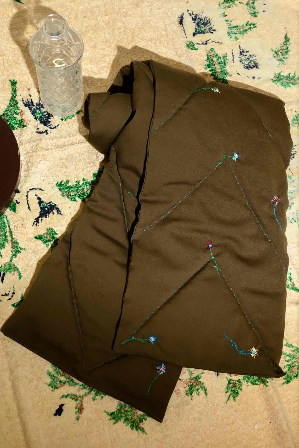 Шарф Soeurs Deep Green Scarf хаки