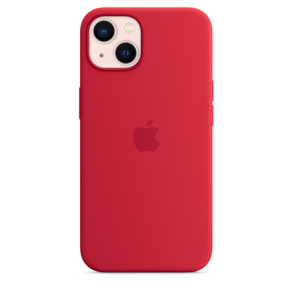 Накладка Apple 13 силикон Red