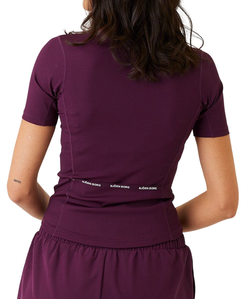 Женская теннисная футболка Björn Borg Ace Rib T-Shirt - winter bloom